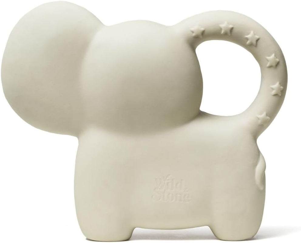 Natural Rubber Baby Teether: Soothe Teething Discomfort with Safe, Eco-Friendly Chew Toy - Non-Toxic: BPA, Phthalate, PVC & Nitrosamine Free